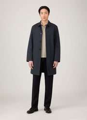 Men's Long Sleeve Piqué Polo Shirt in Fog