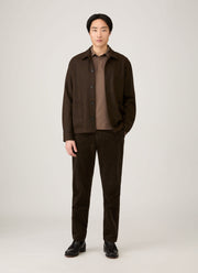 Men's Heavyweight Rugby Polo Shirt in Bark