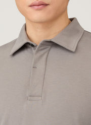 Men's Heavyweight Rugby Polo Shirt in Iron Grey