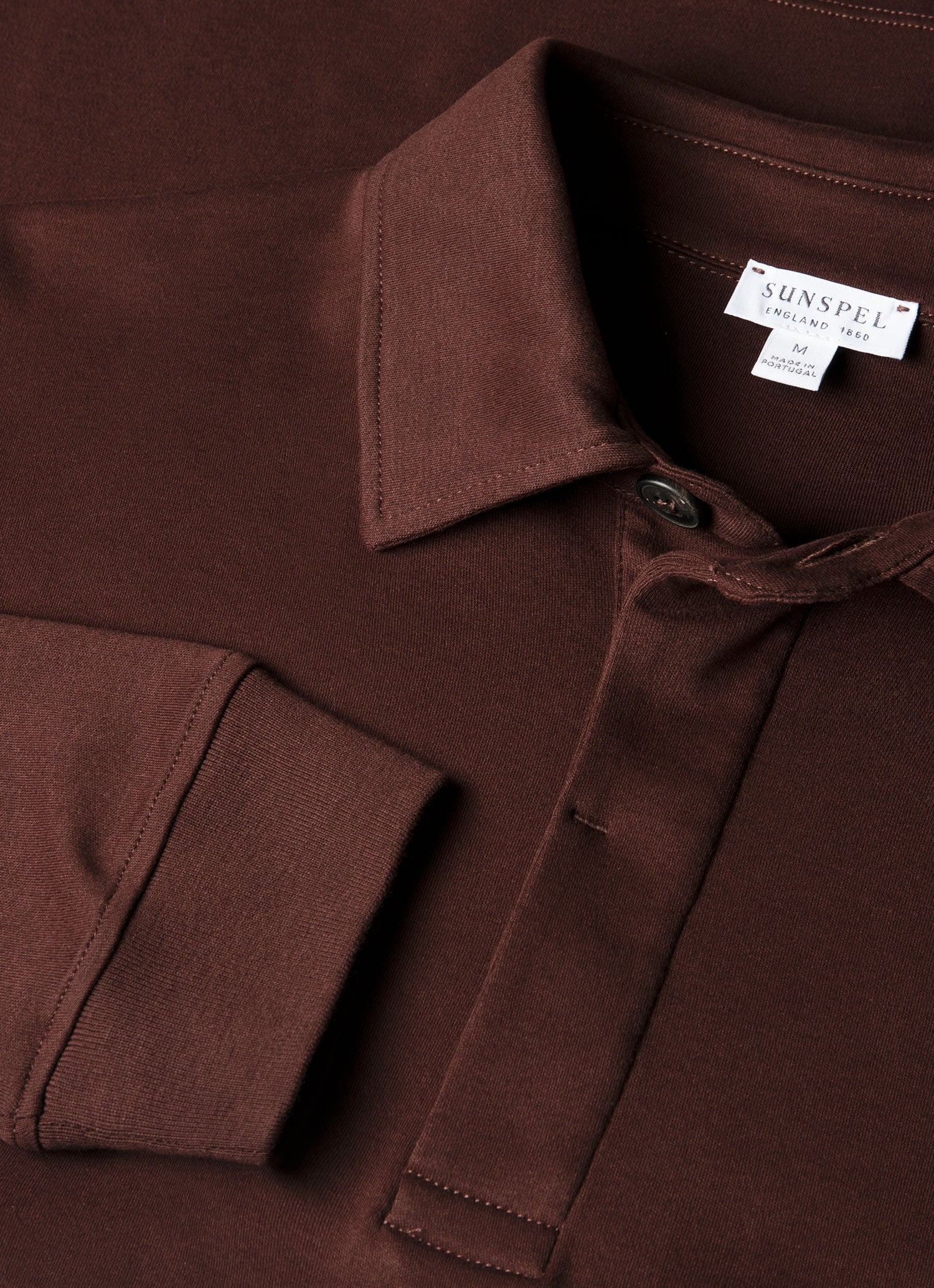 Men's Heavyweight Rugby Polo Shirt in Bakelite