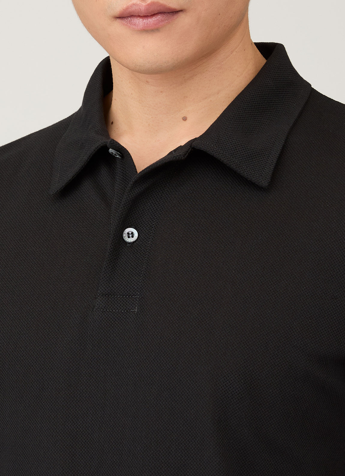Men's Regular Fit Riviera Polo Shirt in Black