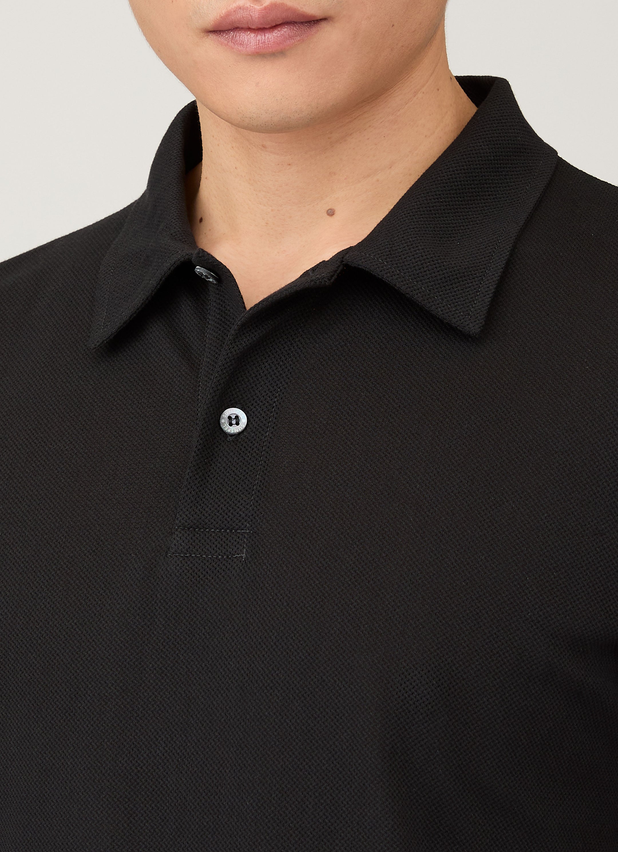 Men's Regular Fit Riviera Polo Shirt in Black