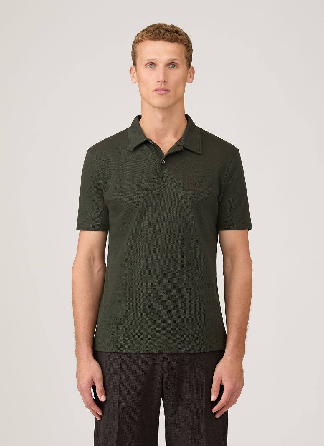Men's Regular Fit Riviera Polo Shirt in Dark Green