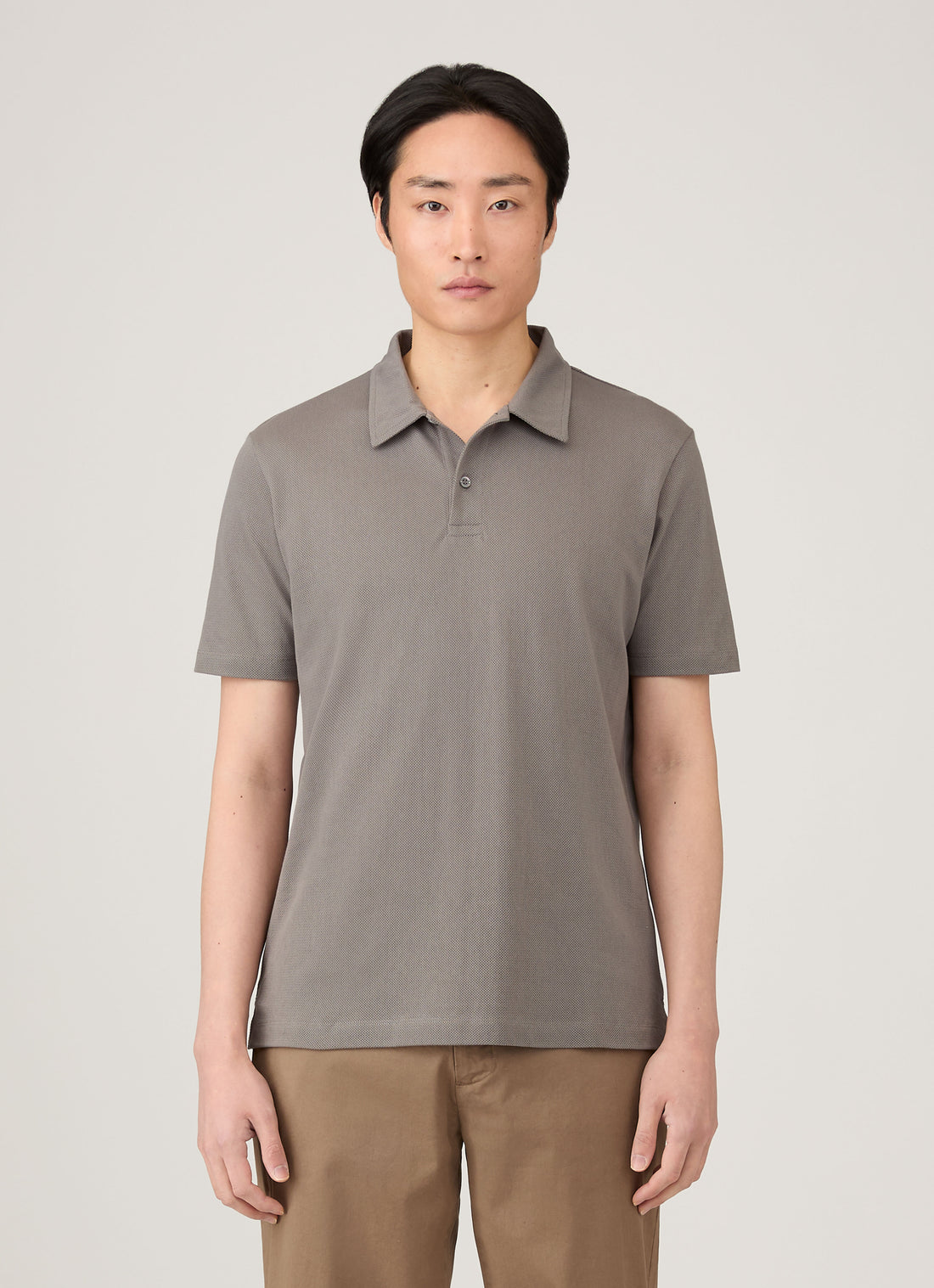 Men's Regular Fit Riviera Polo Shirt in Iron Grey