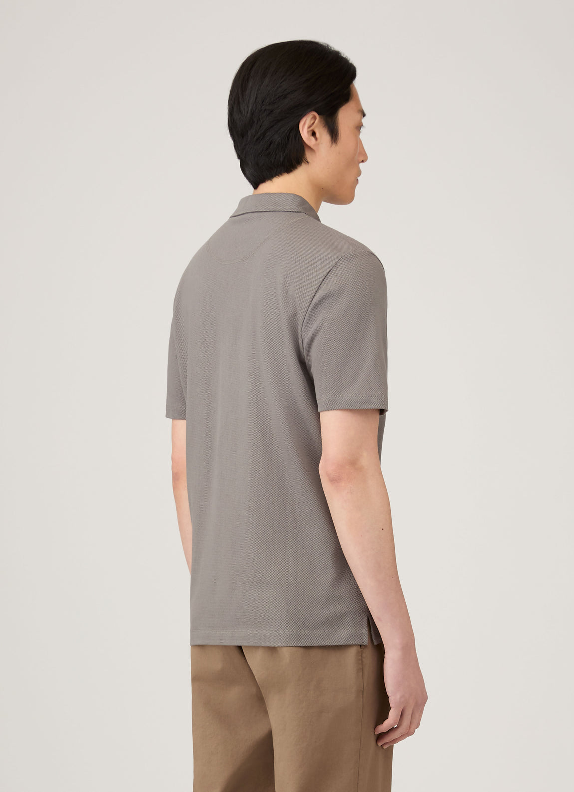 Men's Regular Fit Riviera Polo Shirt in Iron Grey
