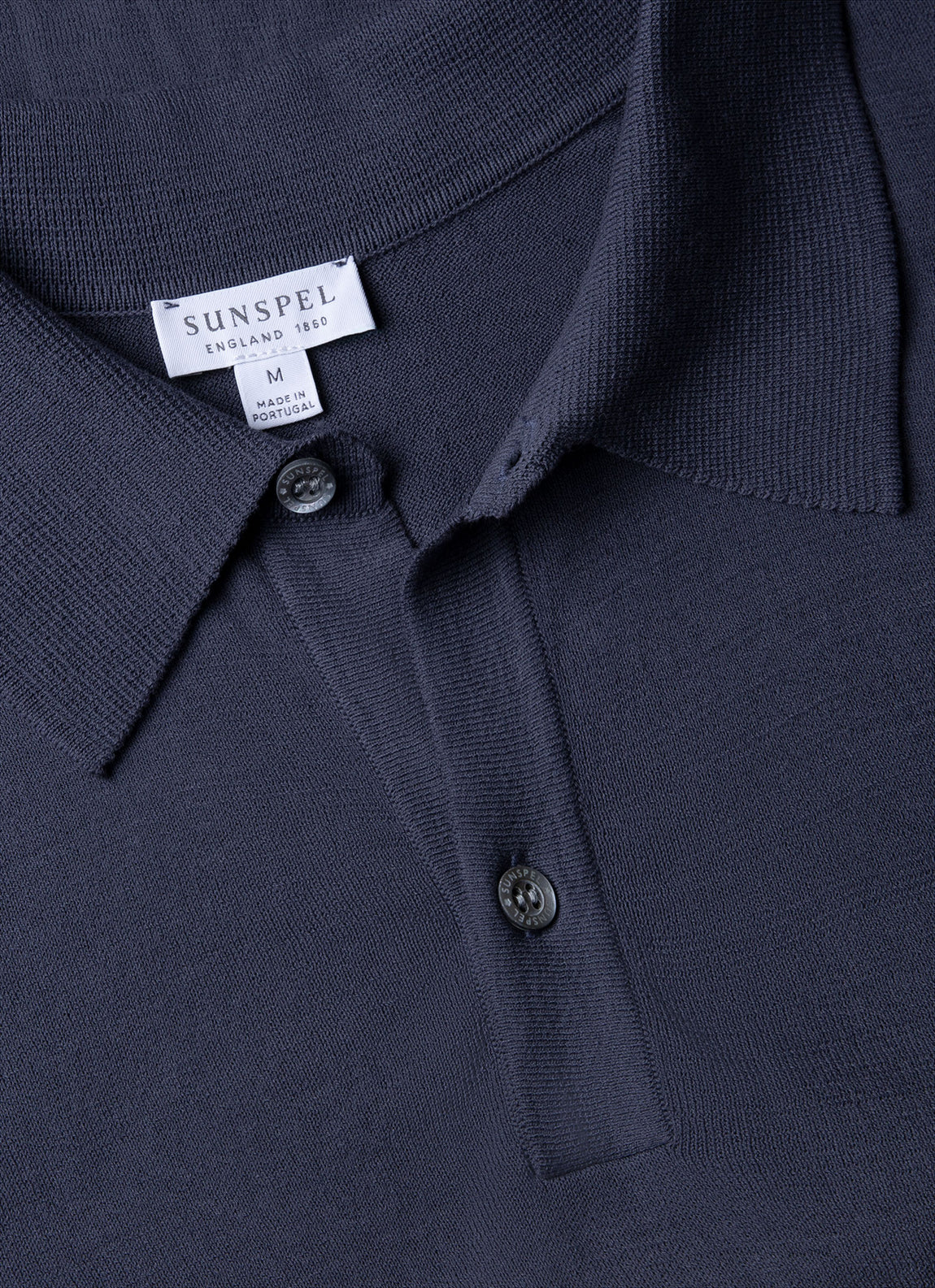 Men's Ice Cotton Polo Shirt in Slate Blue
