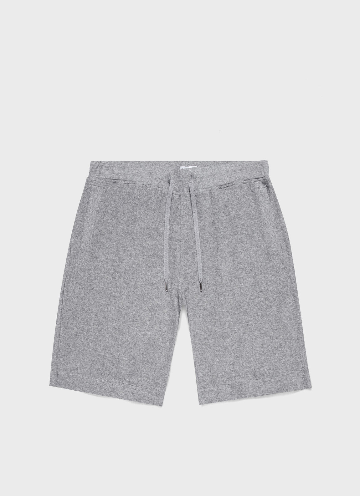 Men's Towelling Short in Grey Melange