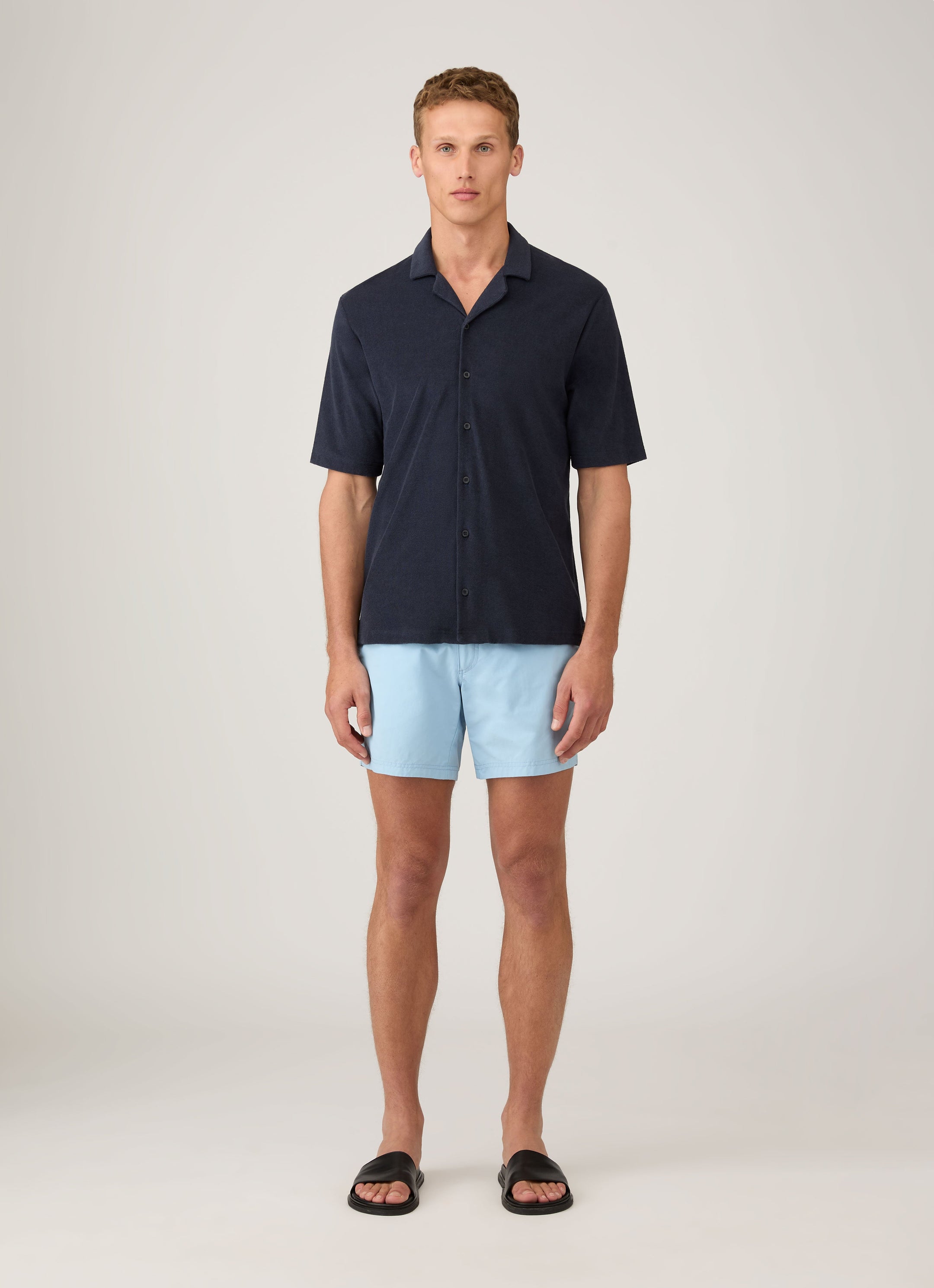 Men's Tailored Swim Short in Light Blue