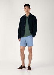 Men's Tailored Swim Shorts in Vintage Blue
