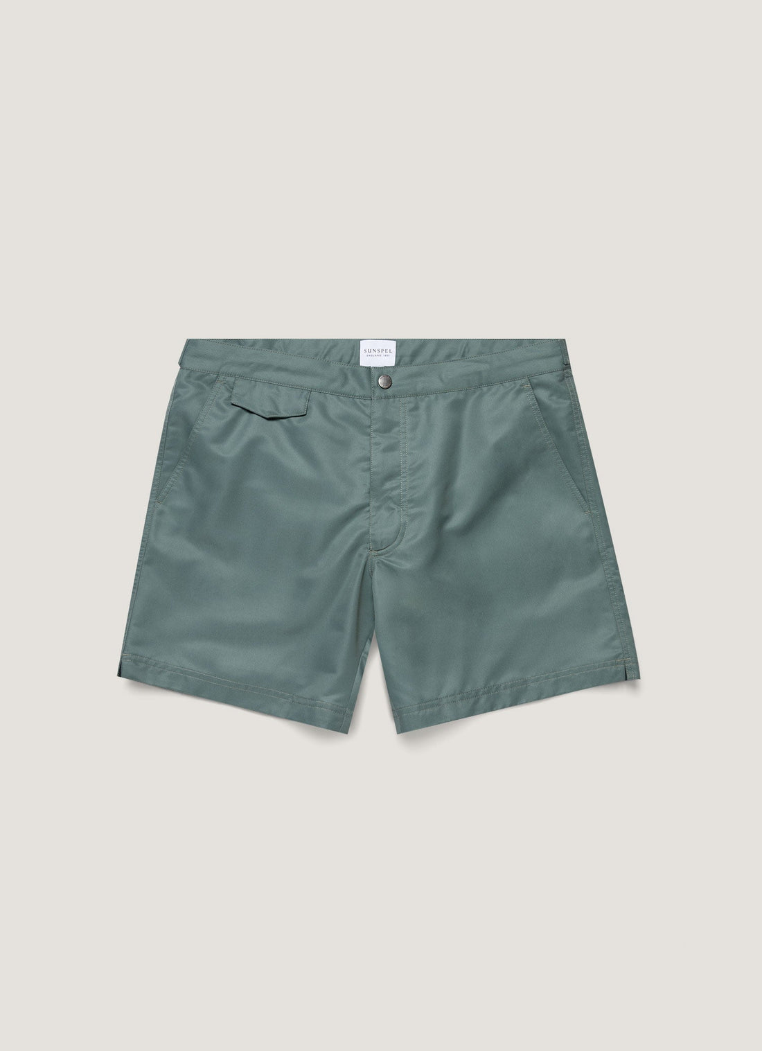 Men's Tailored Swim Shorts in Dusk Green