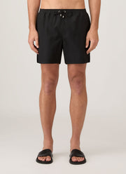 Men's Drawstring Swim Shorts in Black