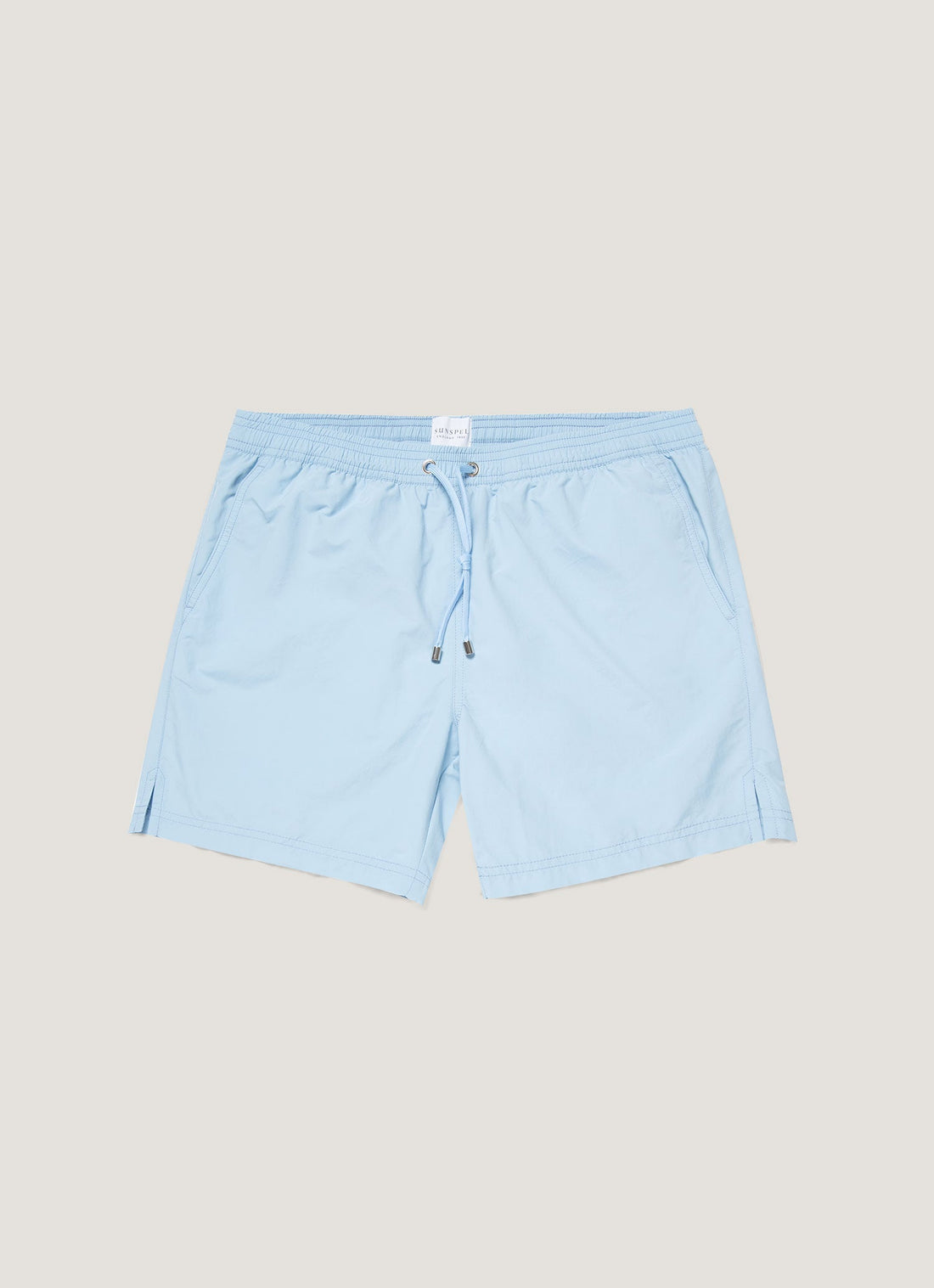 Men's Drawstring Swim Shorts in Light Blue