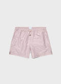 Men's Drawstring Swim Shorts in Pale Pink