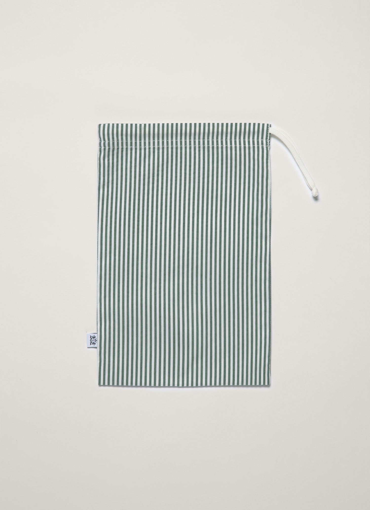 Men's Drawstring Swim Shorts in Dusk Green/White