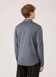 Men's Classic Jersey Shirt in Slate Blue