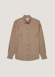 Men's Linen Shirt in Dune