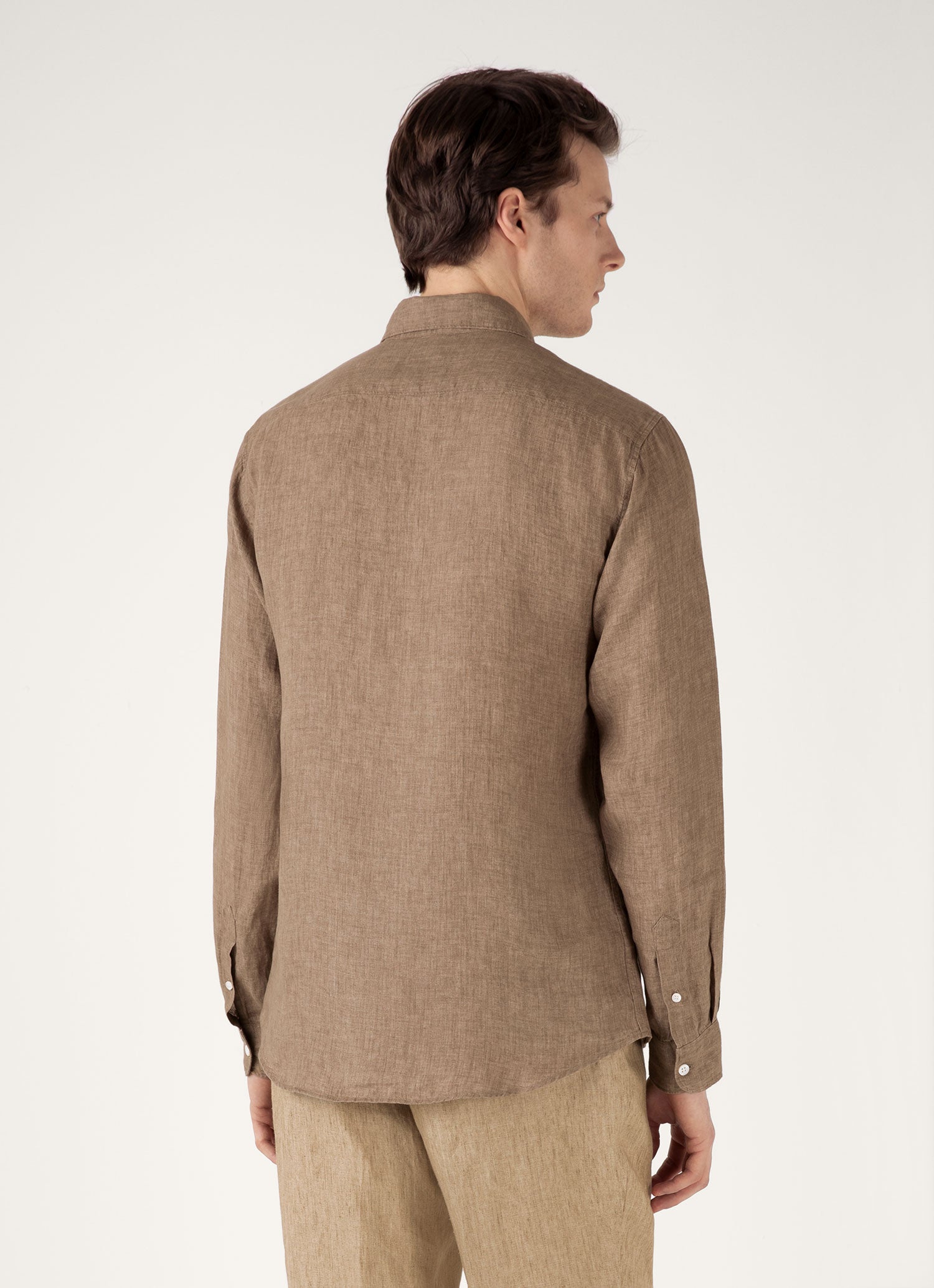 Men's Linen Shirt in Dune