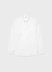 Men's Linen Shirt in White