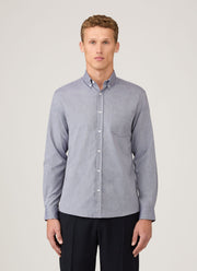 Men's Button Down Oxford Shirt in Dark Blue