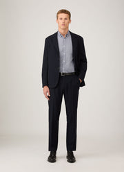 Men's Button Down Oxford Shirt in Dark Blue