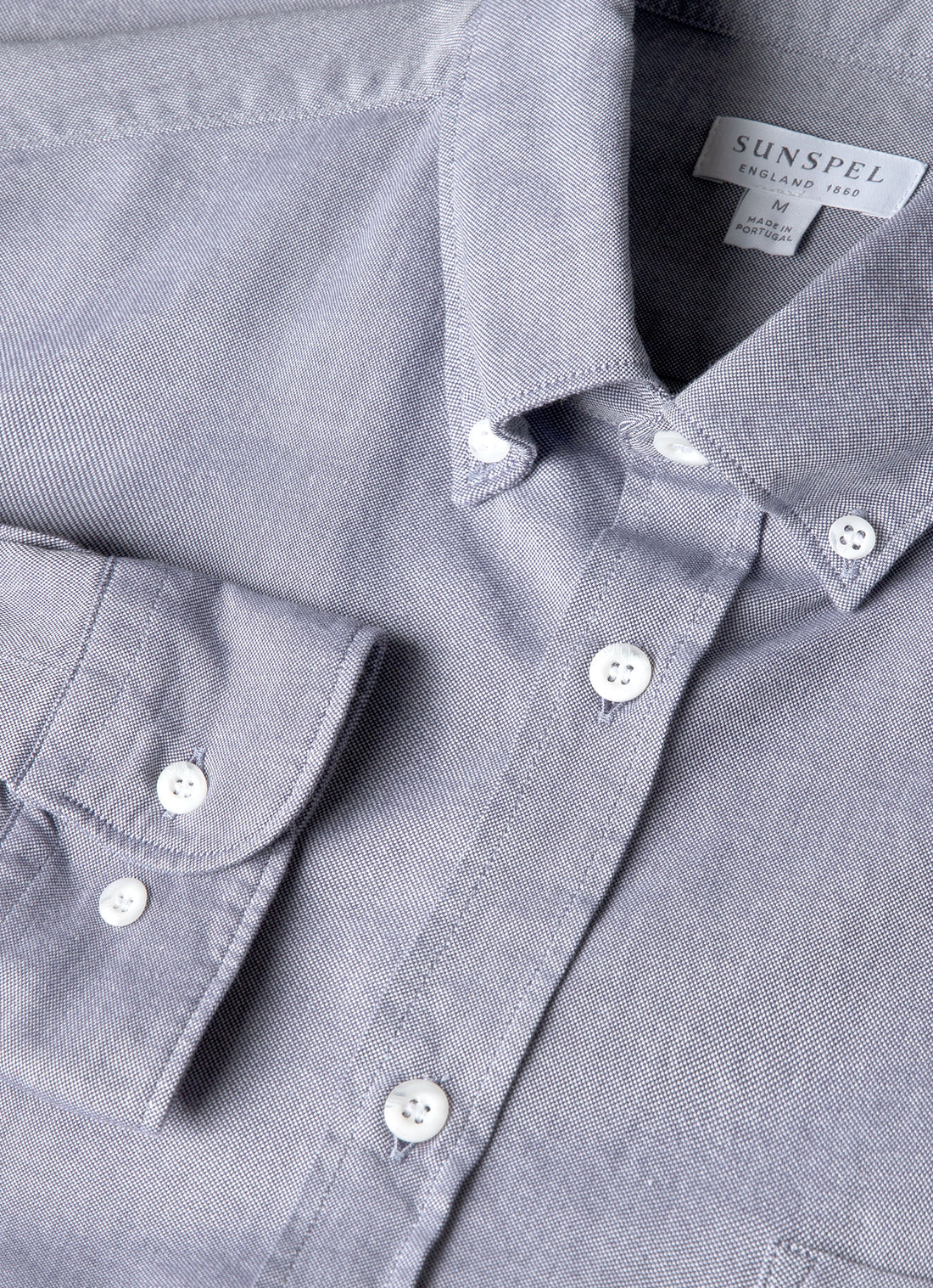 Men's Button Down Oxford Shirt in Dark Blue