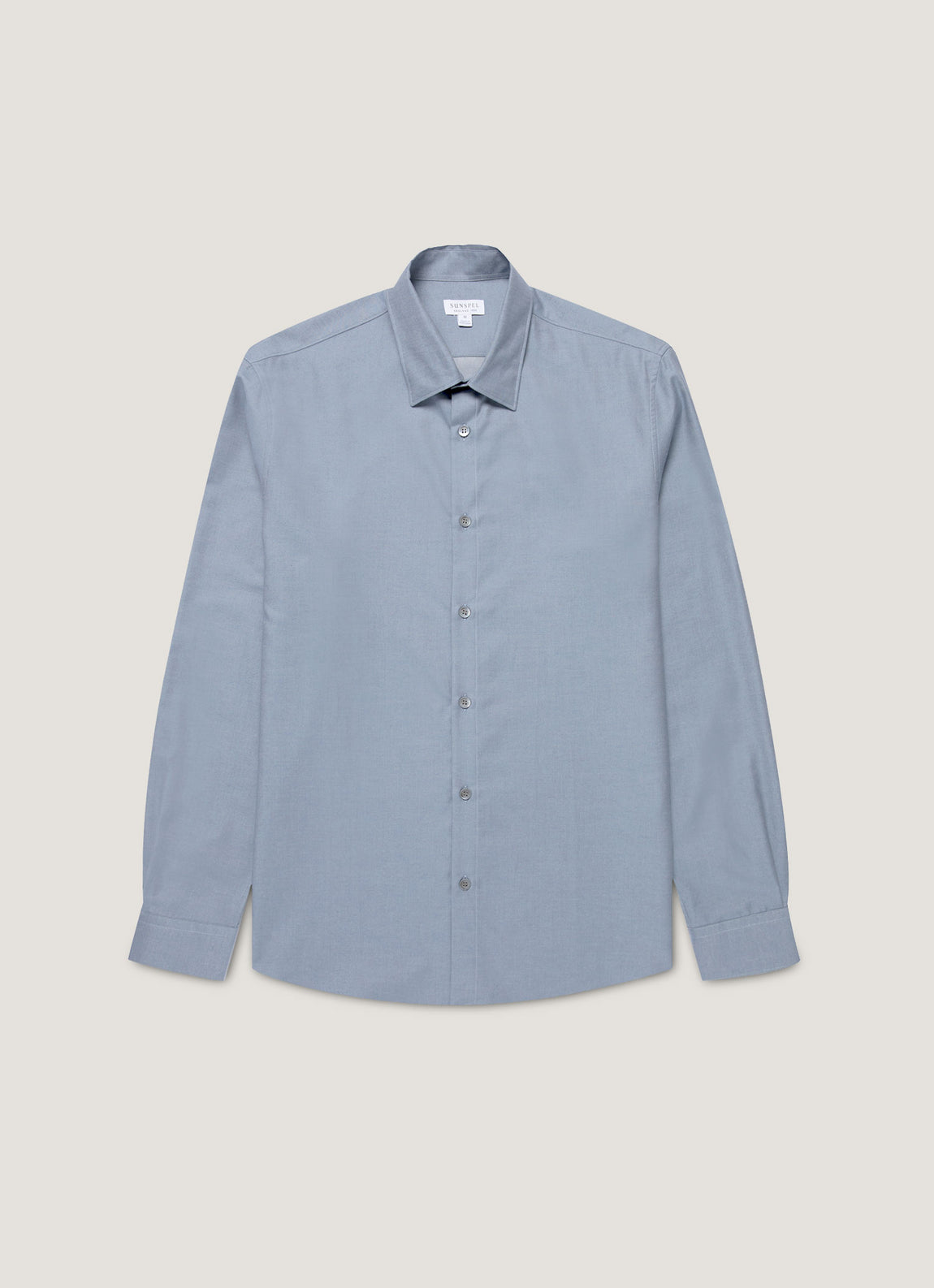 Men's Cotton Cashmere Shirt in Dark Blue