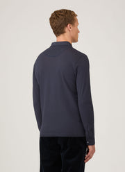 Men's Long Sleeve Riviera Shirt in Navy