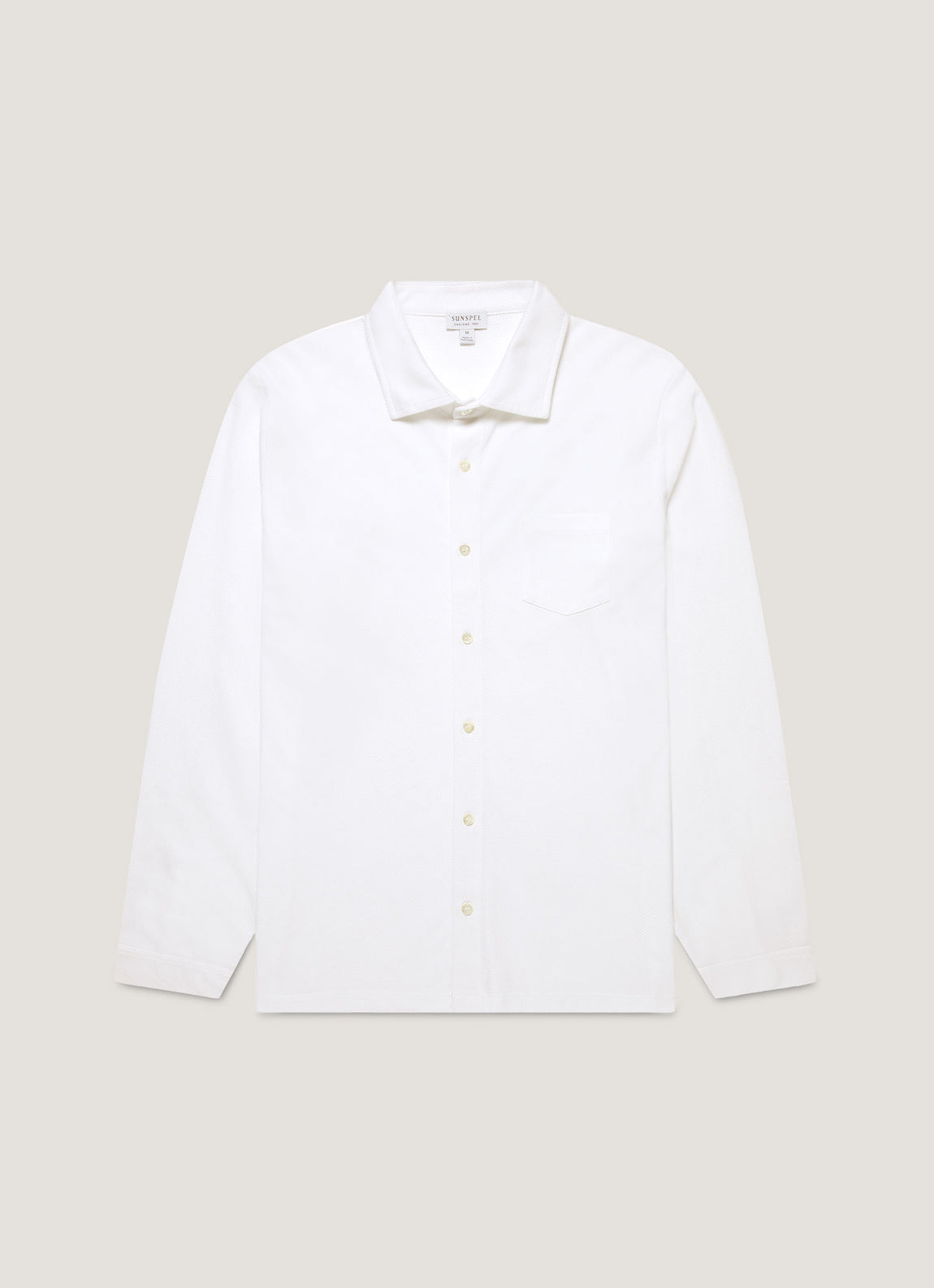 Men's Long Sleeve Riviera Shirt in White