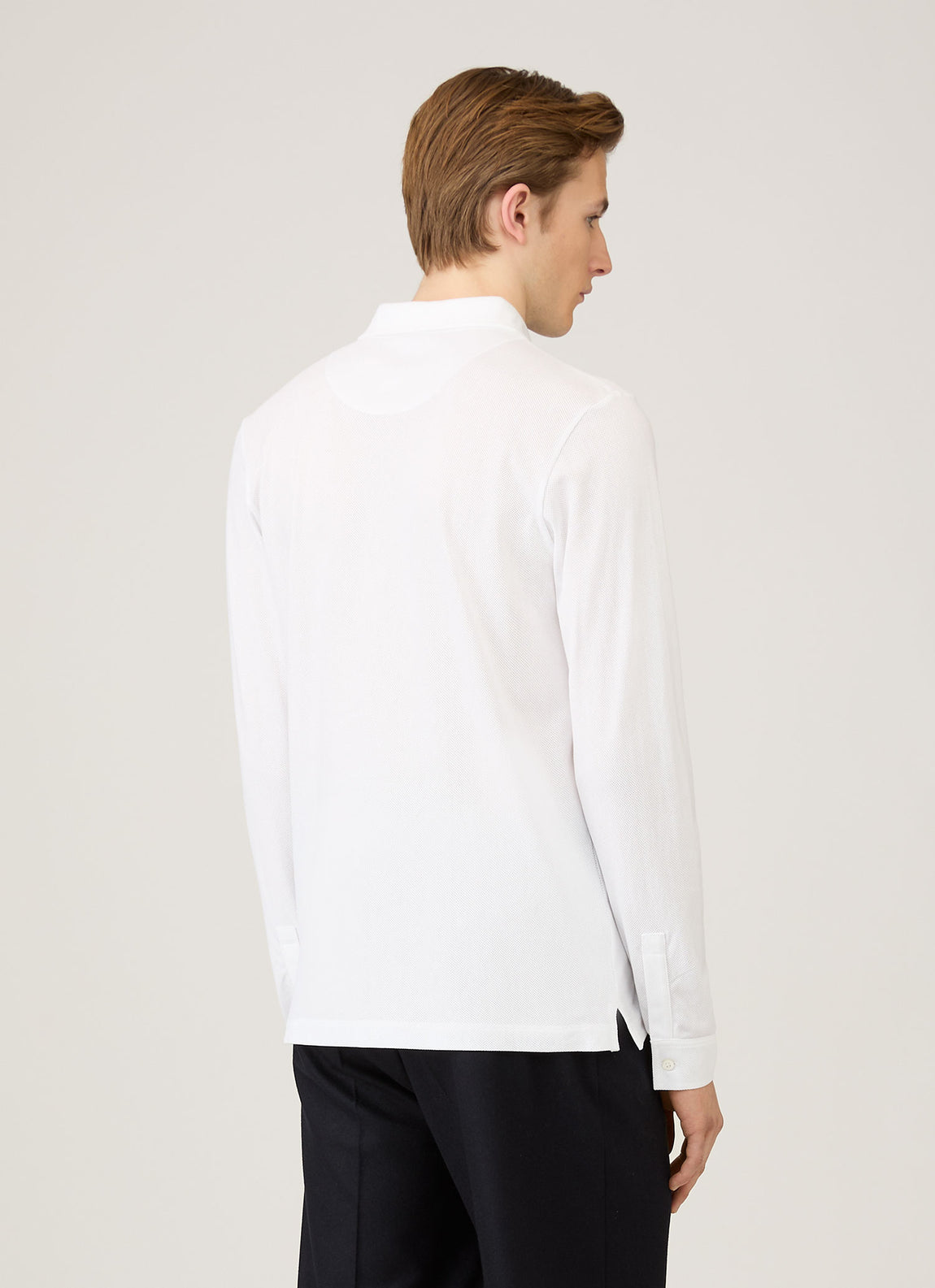 Men's Long Sleeve Riviera Shirt in White