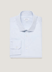 Men's Sea Island Cotton Shirt in Light Blue