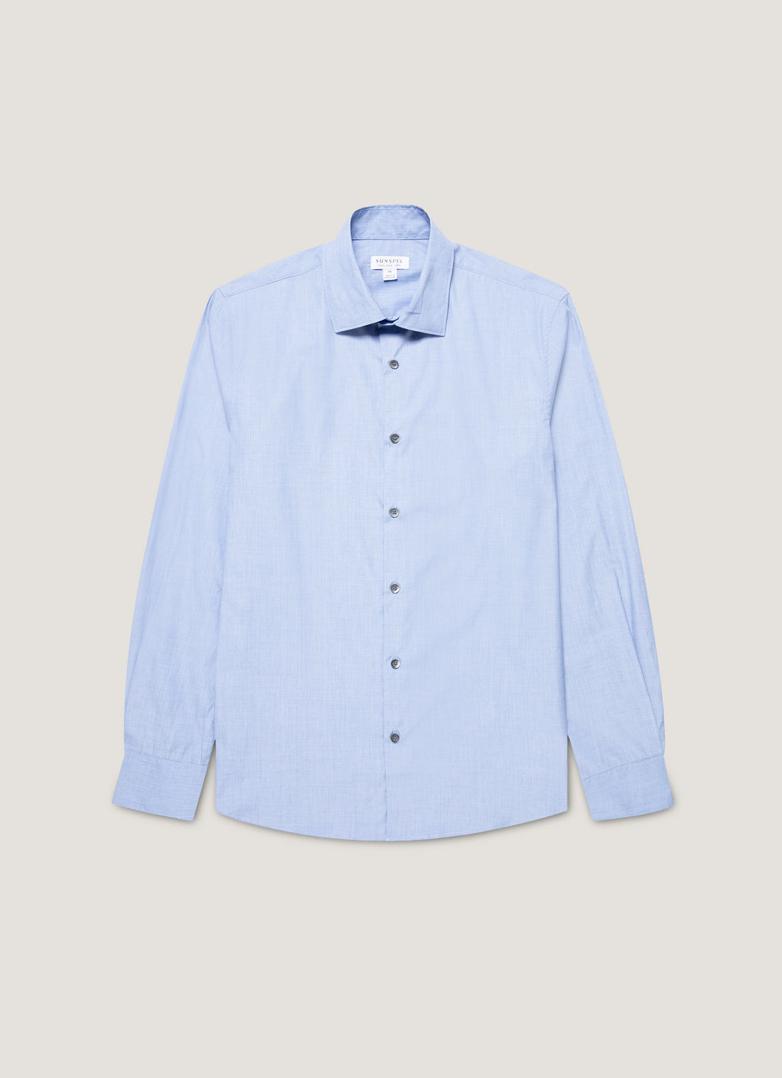 Men's Cotton Stretch Shirt in Dark Blue