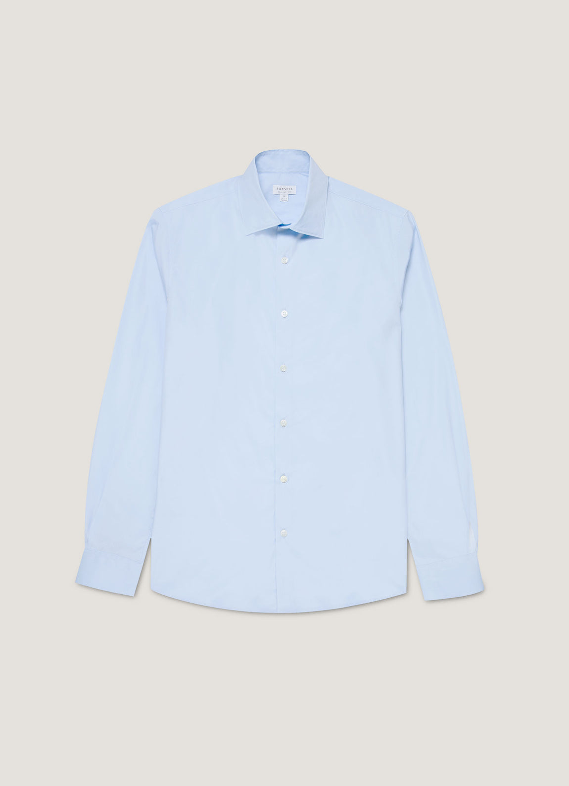 Men's Smart Poplin Shirt in Light Blue