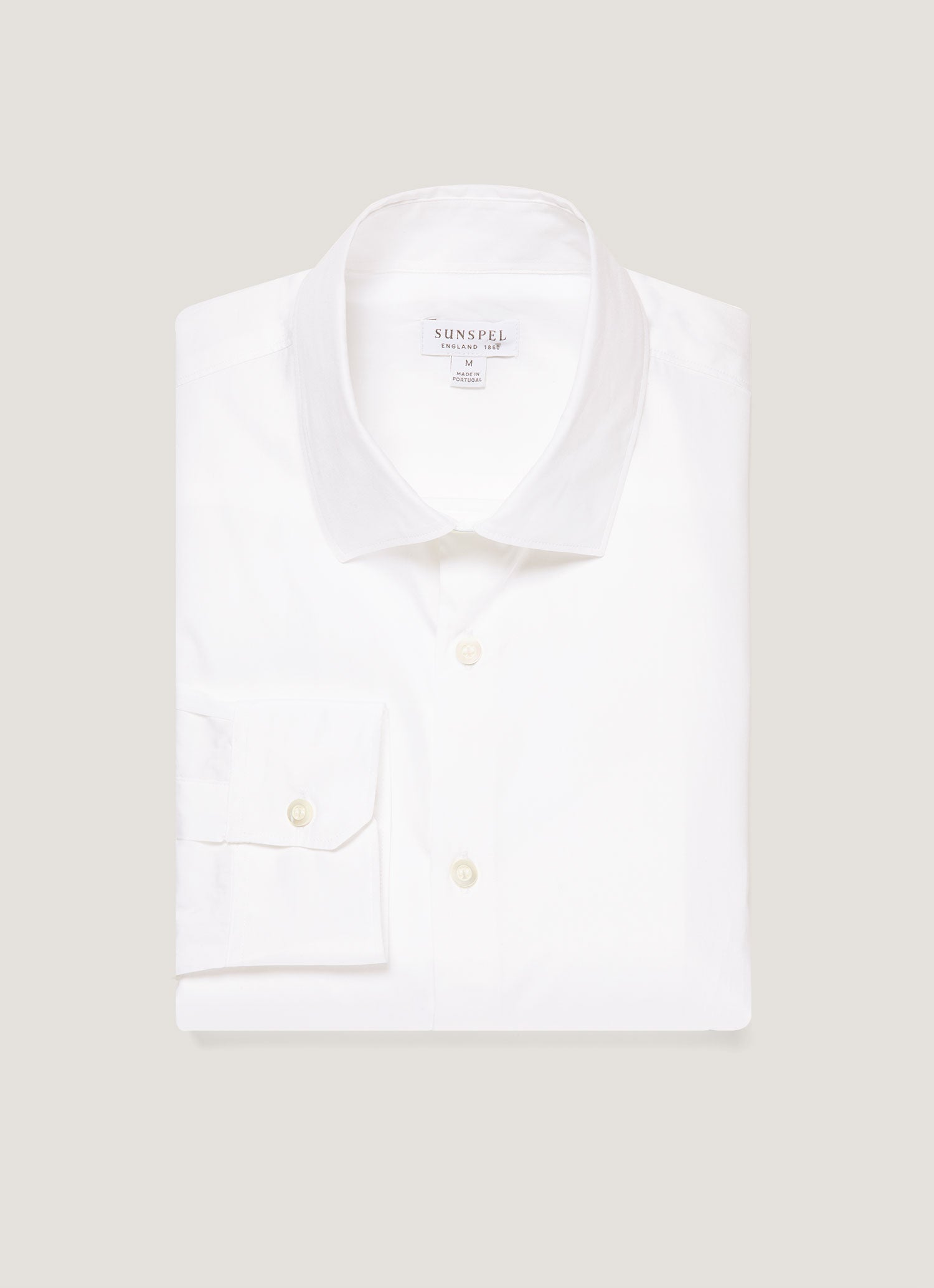 Men's Smart Poplin Shirt in White