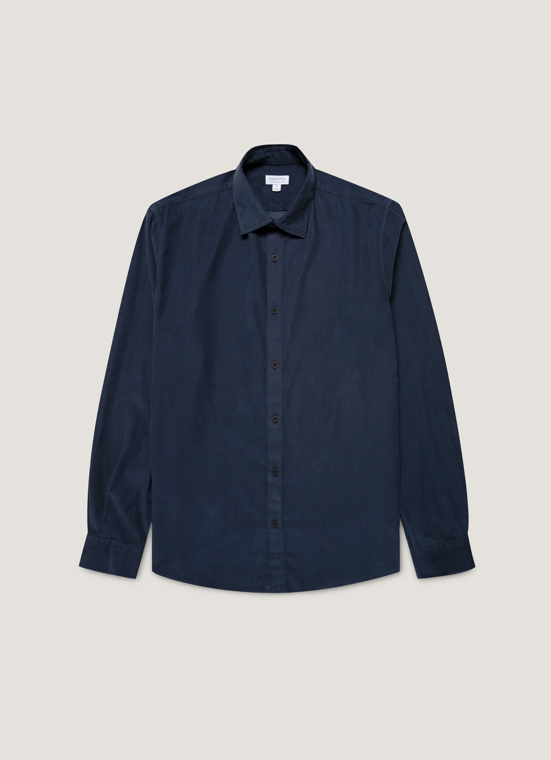 Men's Fine Cord Shirt in Navy
