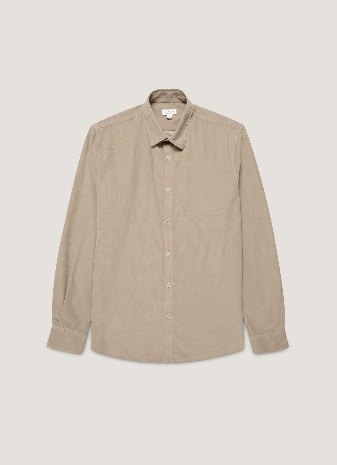 Men's Fine Cord Shirt in Fog