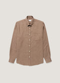Men's Button Down Flannel Shirt in Cedar