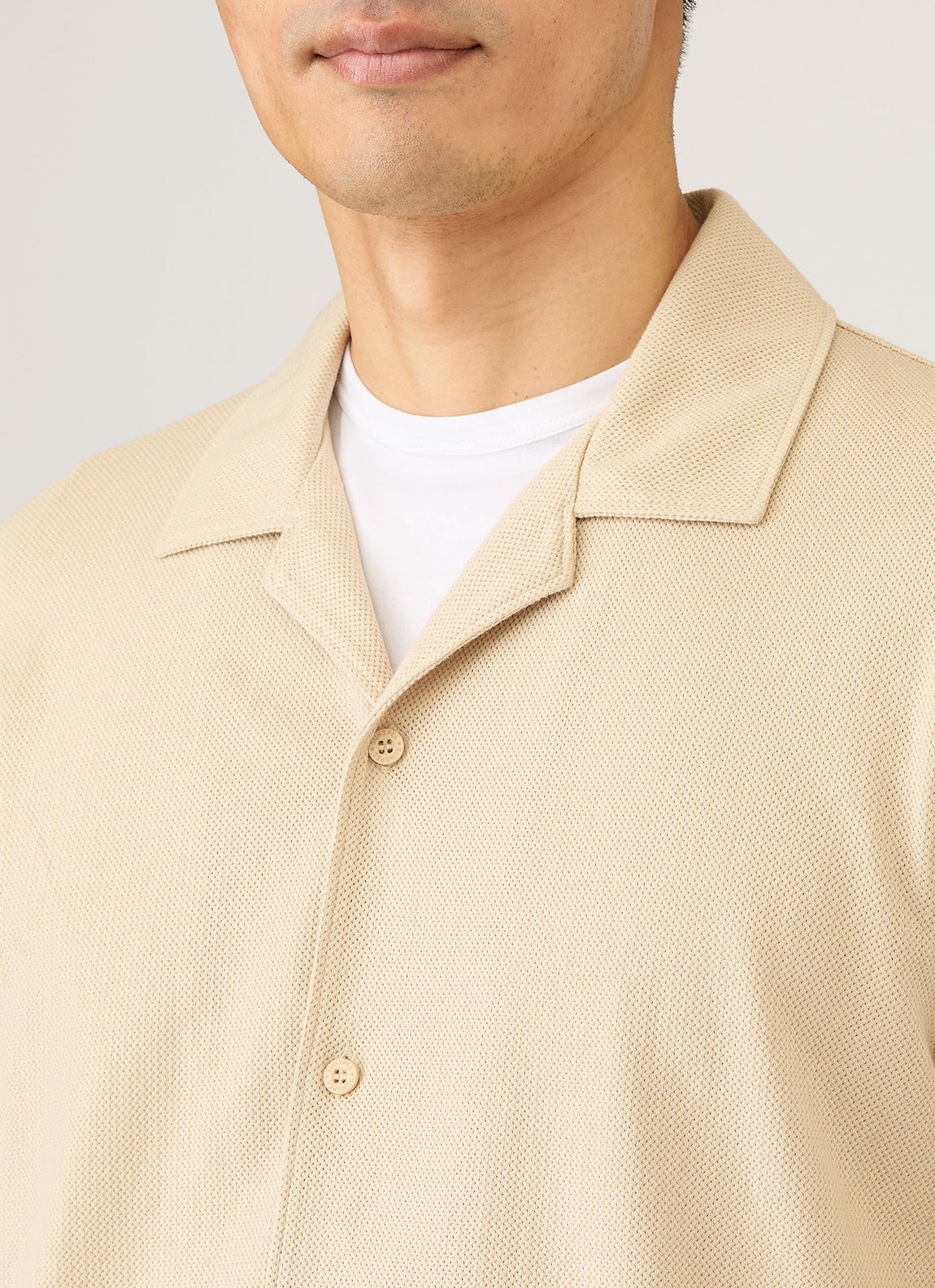 Men's Riviera Camp Collar Shirt in Hazelwood