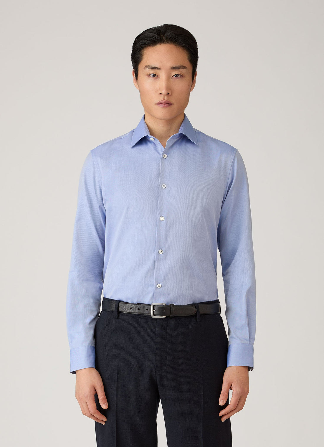 Men's Smart Oxford Shirt in Dark Blue