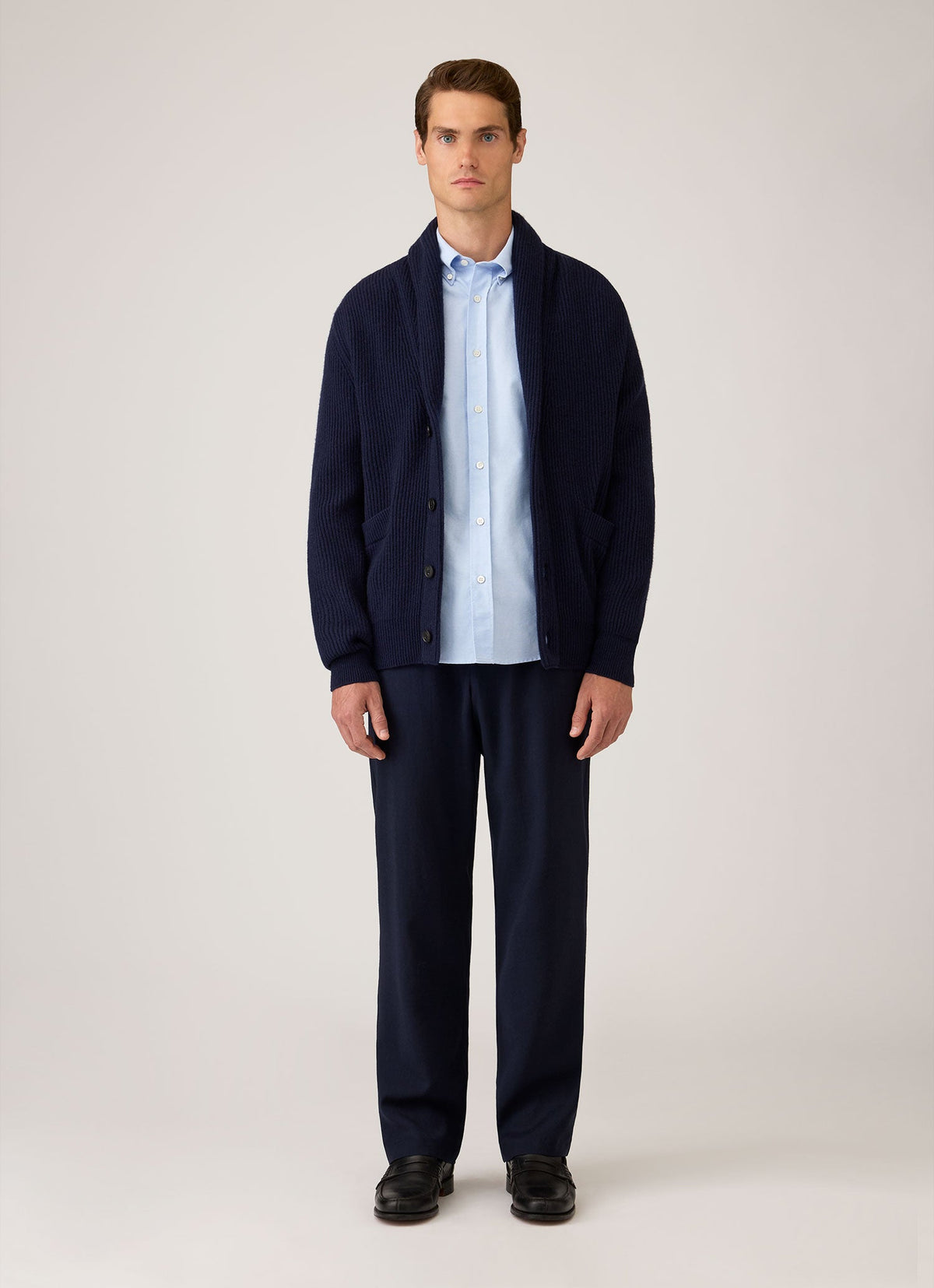 Men's Button Down Oxford Shirt in Light Blue