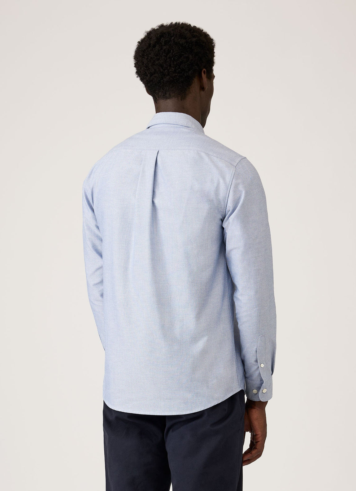 Men's Button Down Oxford Shirt in Dark Blue