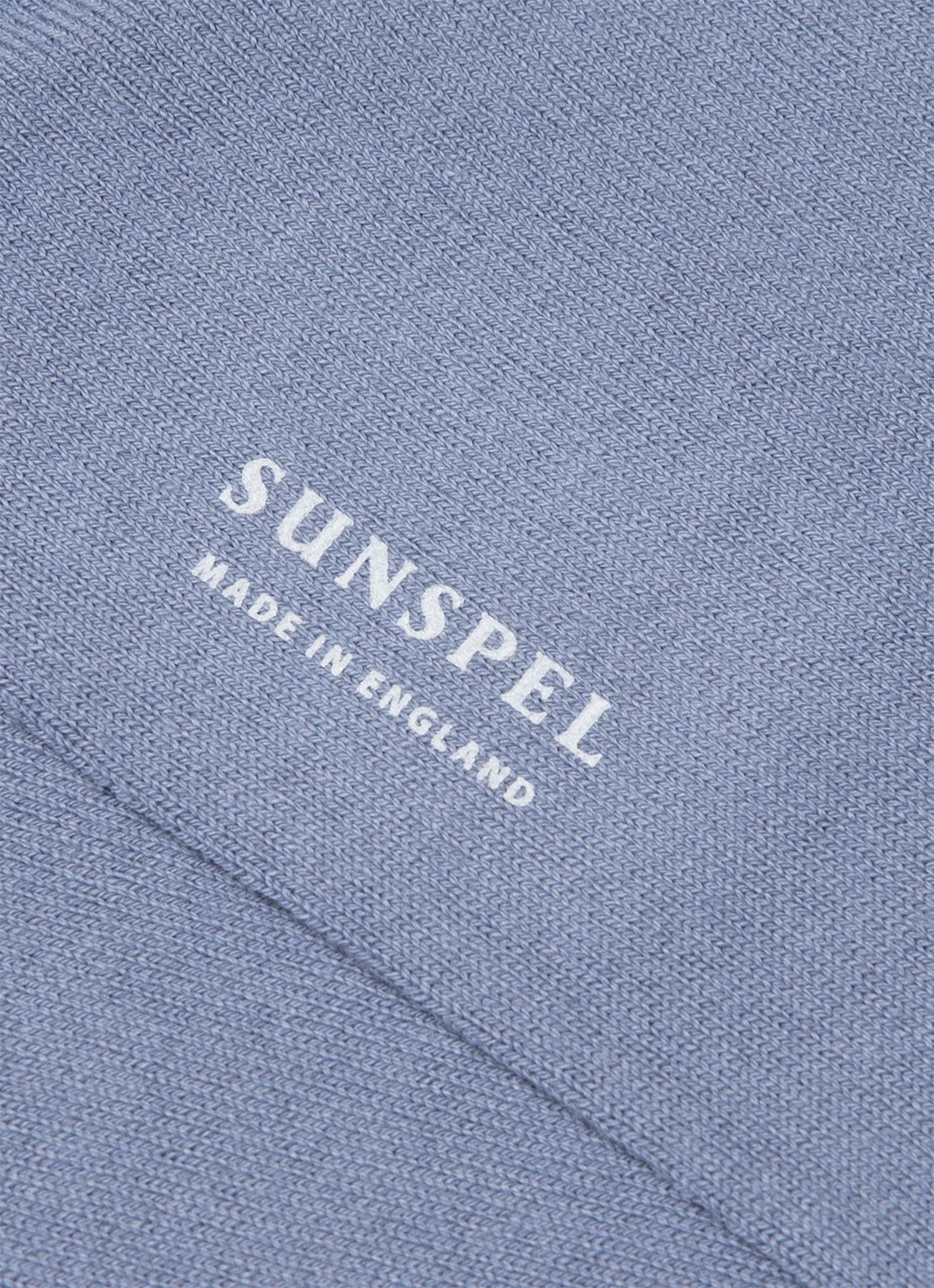 Men's Cotton Socks in Vintage Blue