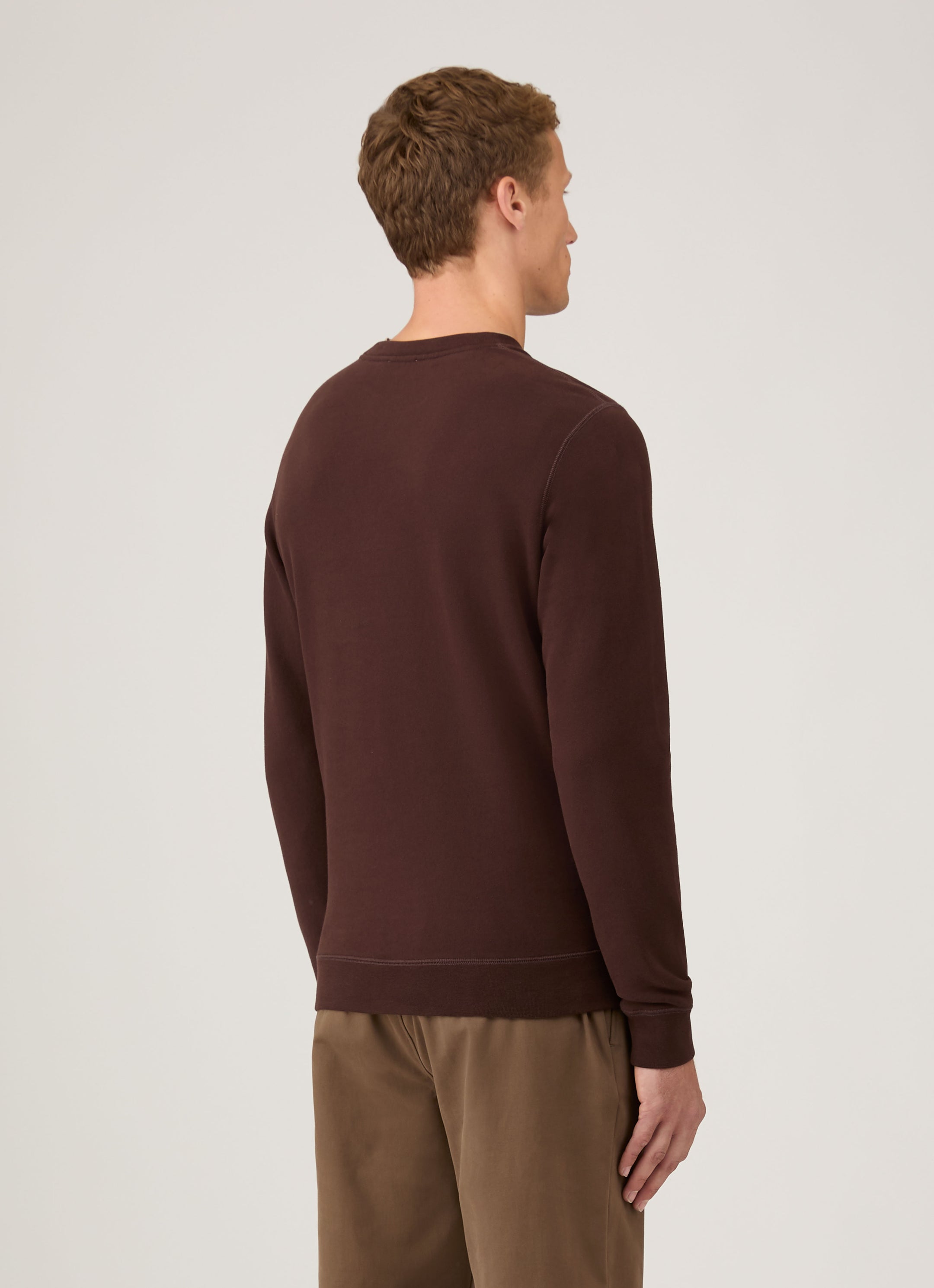 Men's Loopback Sweatshirt in Truffle