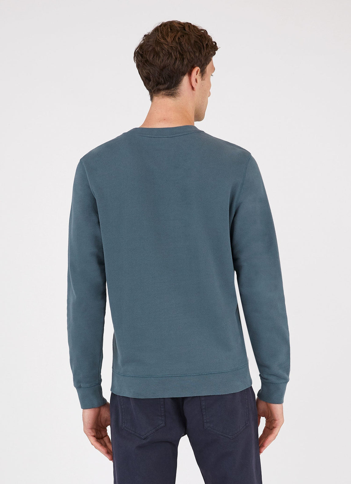 Men's Loopback Sweatshirt in Dark Petrol