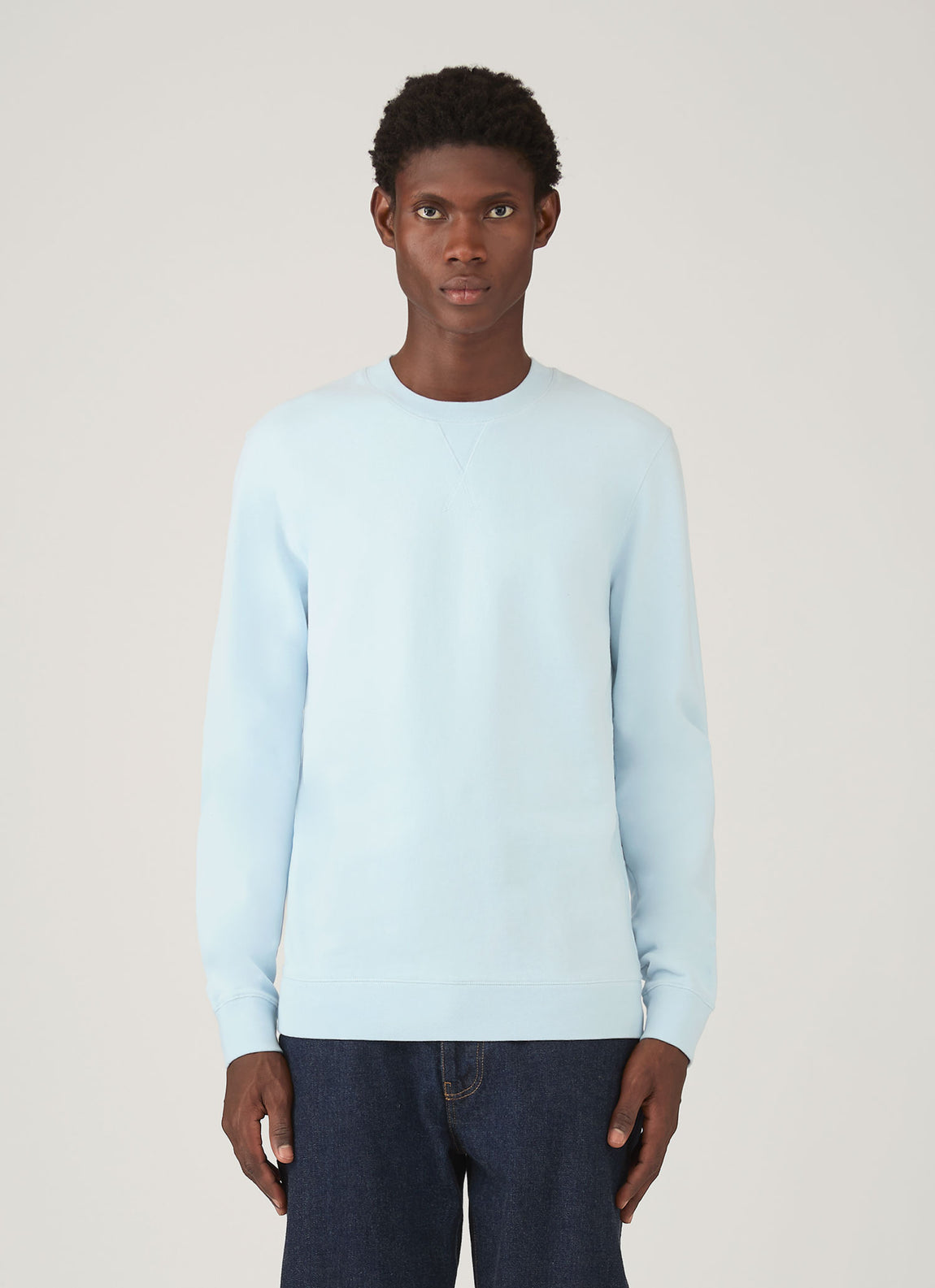 Men's Loopback Sweatshirt in Frost Blue
