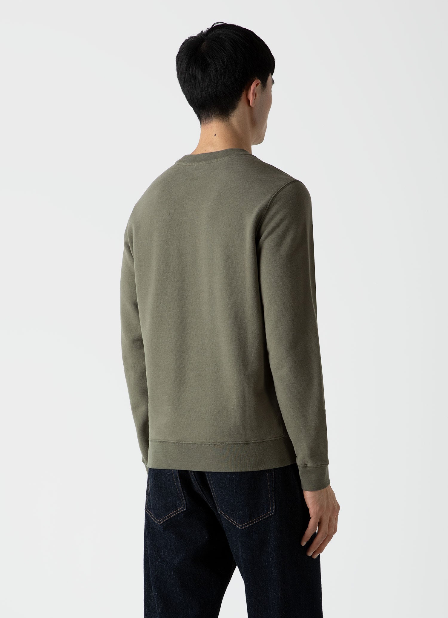 Men's Loopback Sweatshirt in Hunter Green