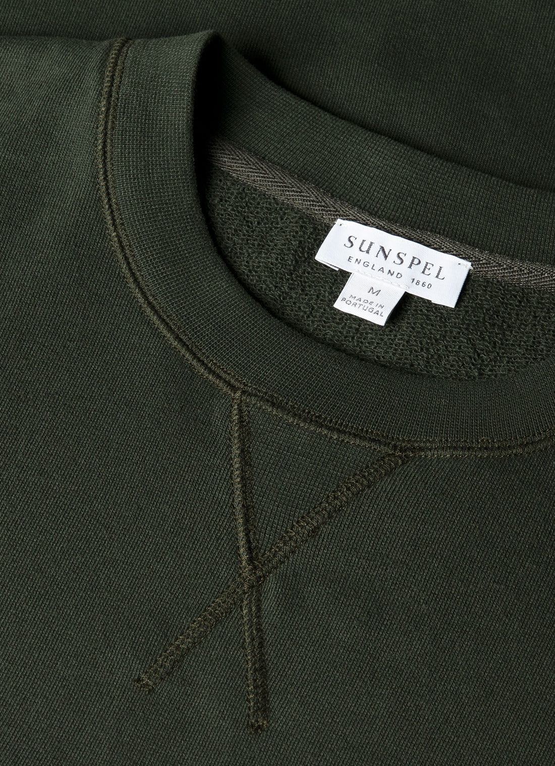 Men's Loopback Sweatshirt in Dark Green