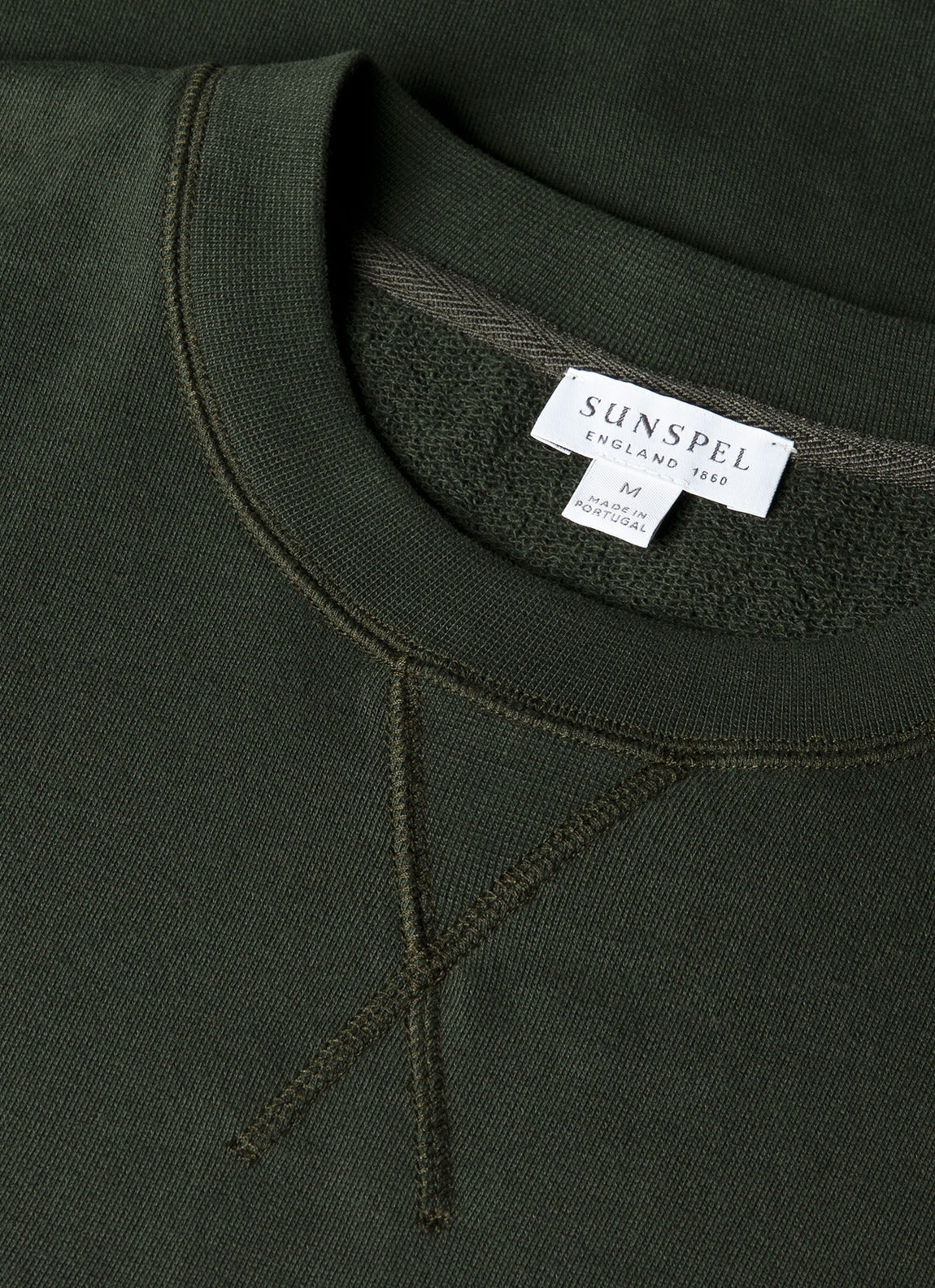 Men's Loopback Sweatshirt in Dark Green