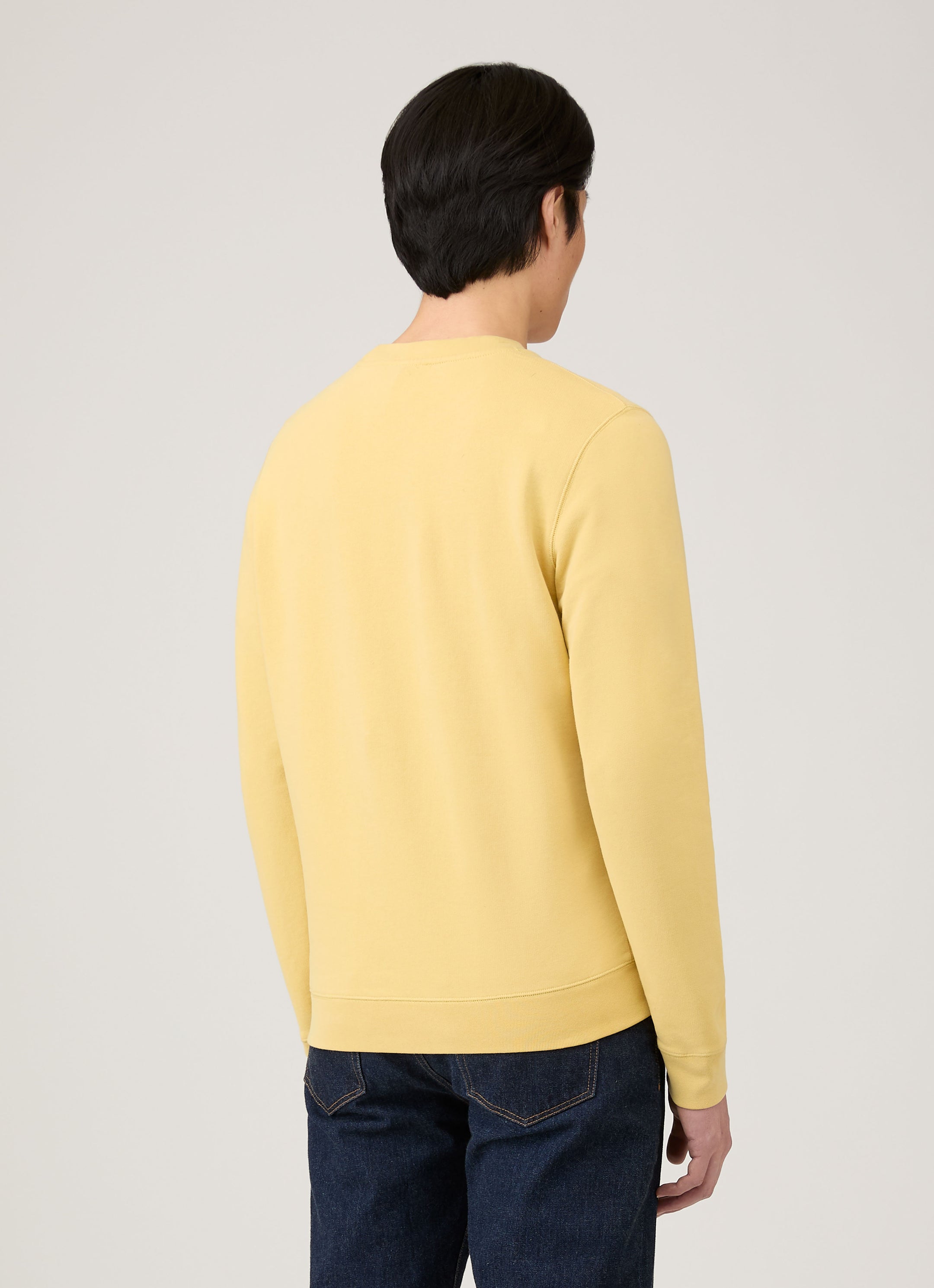 Men's Loopback Sweatshirt in Dusty Yellow