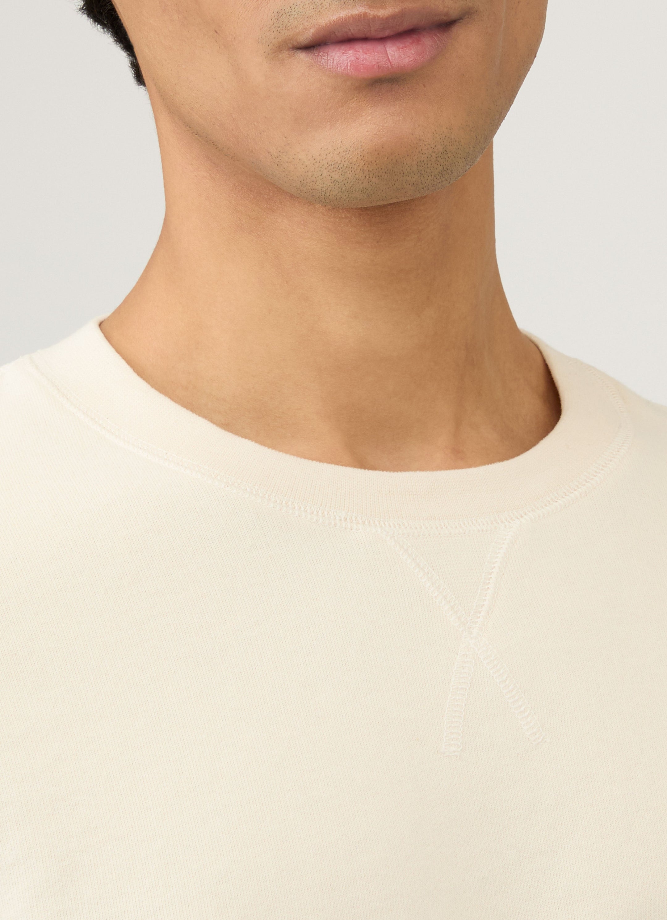 Men's Undyed Loopback Sweatshirt in Undyed