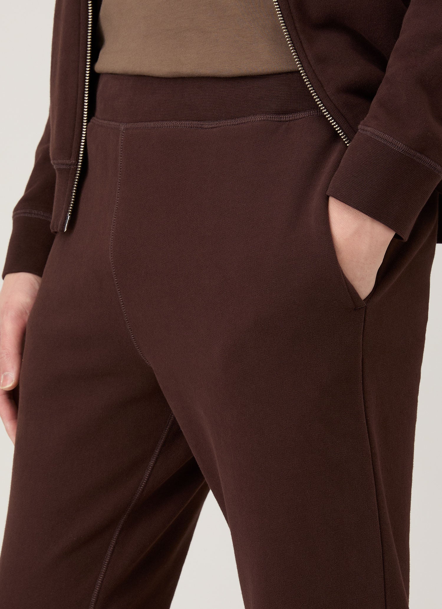 Men's Loopback Sweatpants in Truffle
